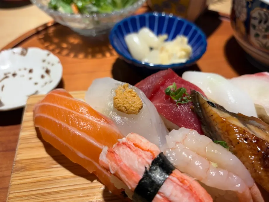 Sushi formed using traditional aging technique