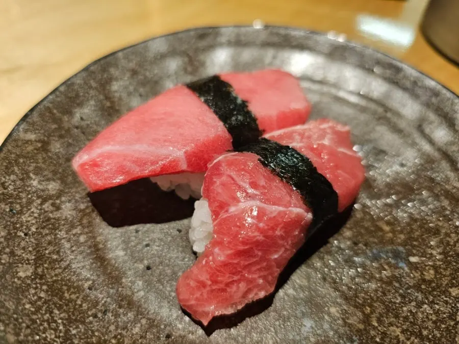 Otoro sushi received for a receipt review