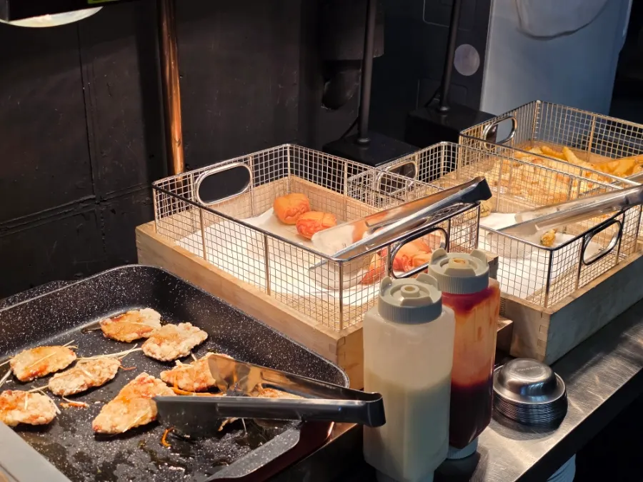 DIY hot pot sauce bar