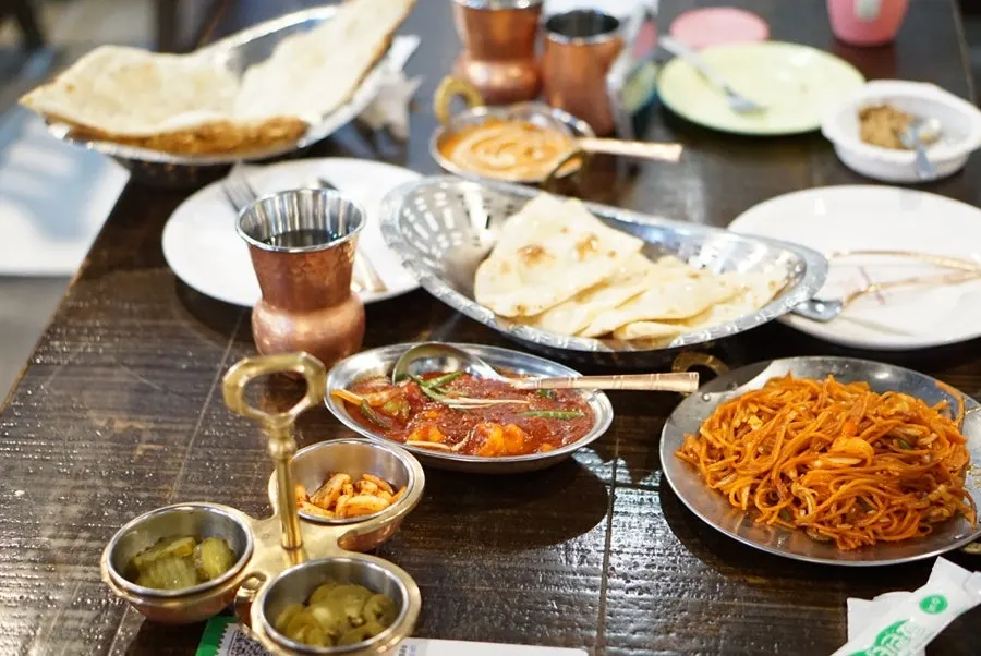 머노까머나 인도·네팔 요리 메뉴판