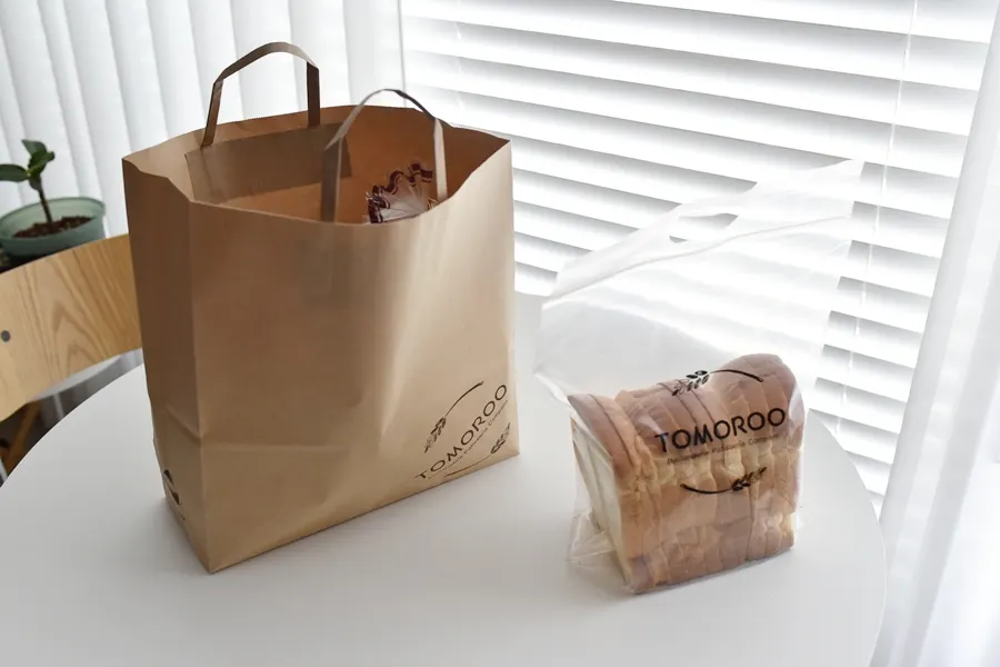 Packaged breads from Tomoru Bakery