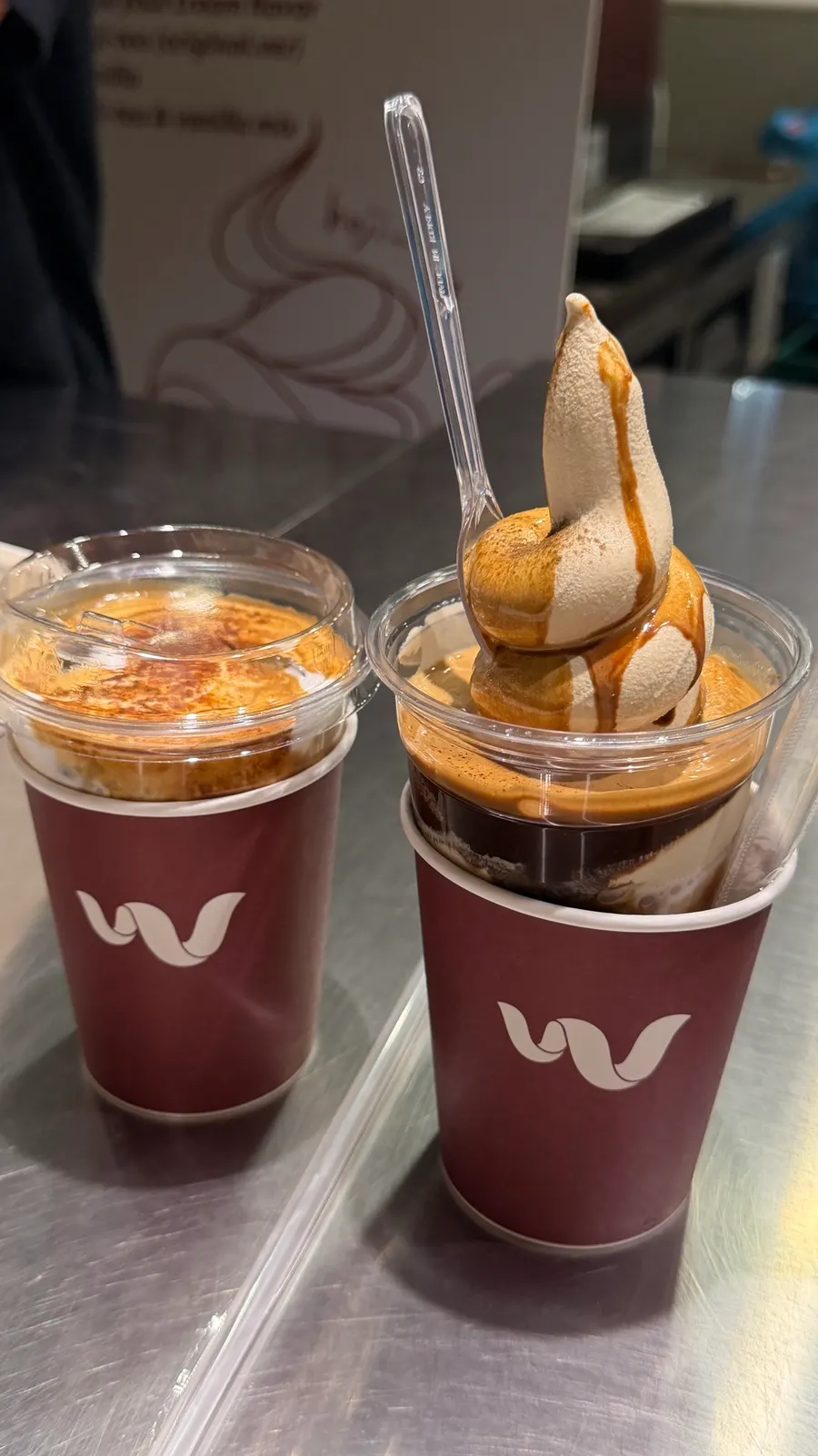 A cup of sweet coffee from Wunder Coffee Bar