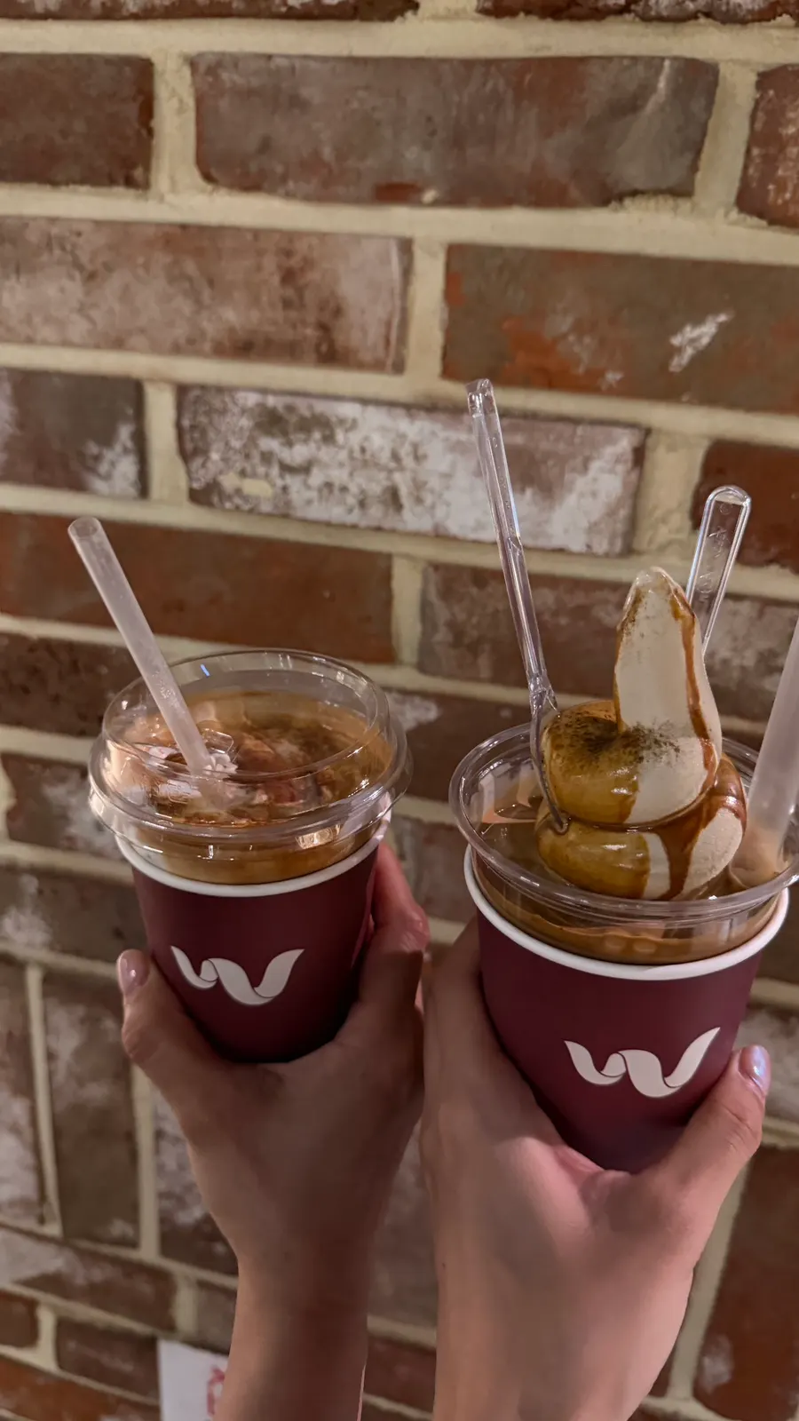 Wunder Coffee's cream coffee finishing clean