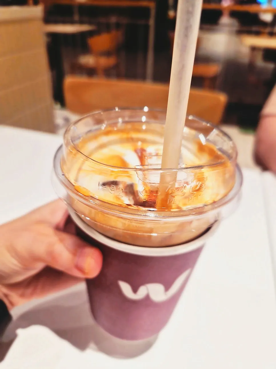 Wunder Coffee Einspänner topped with cream