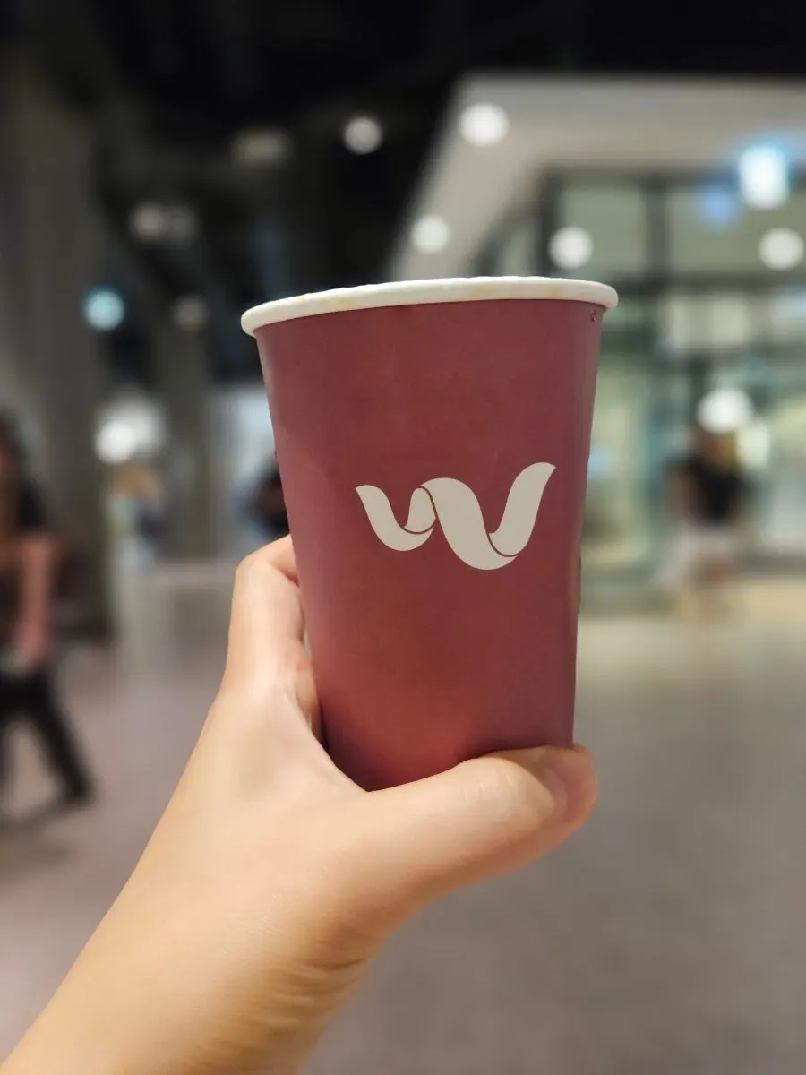 A cup of warm americano from Wunder Coffee Bar