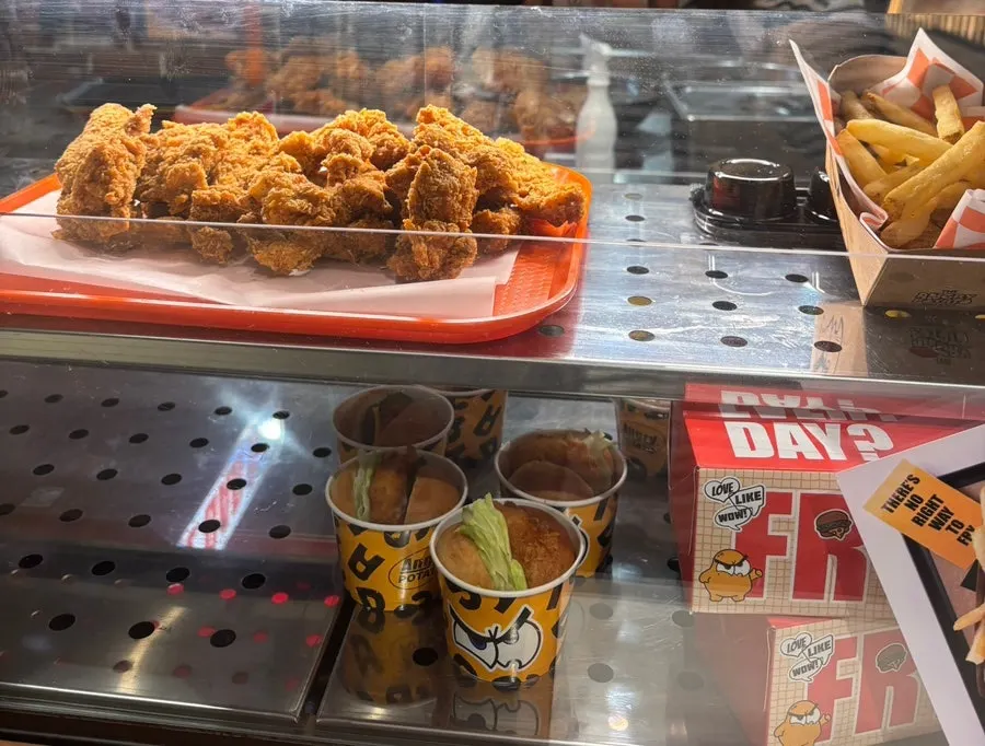 Crispy-battered Angry Potato chicken