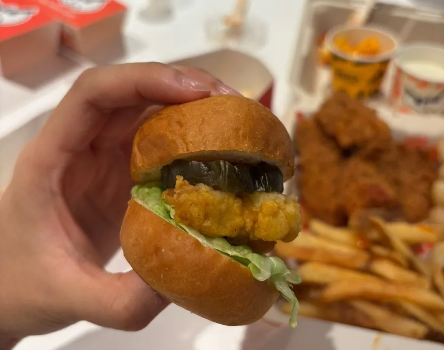 Bite-sized mini burger skewers