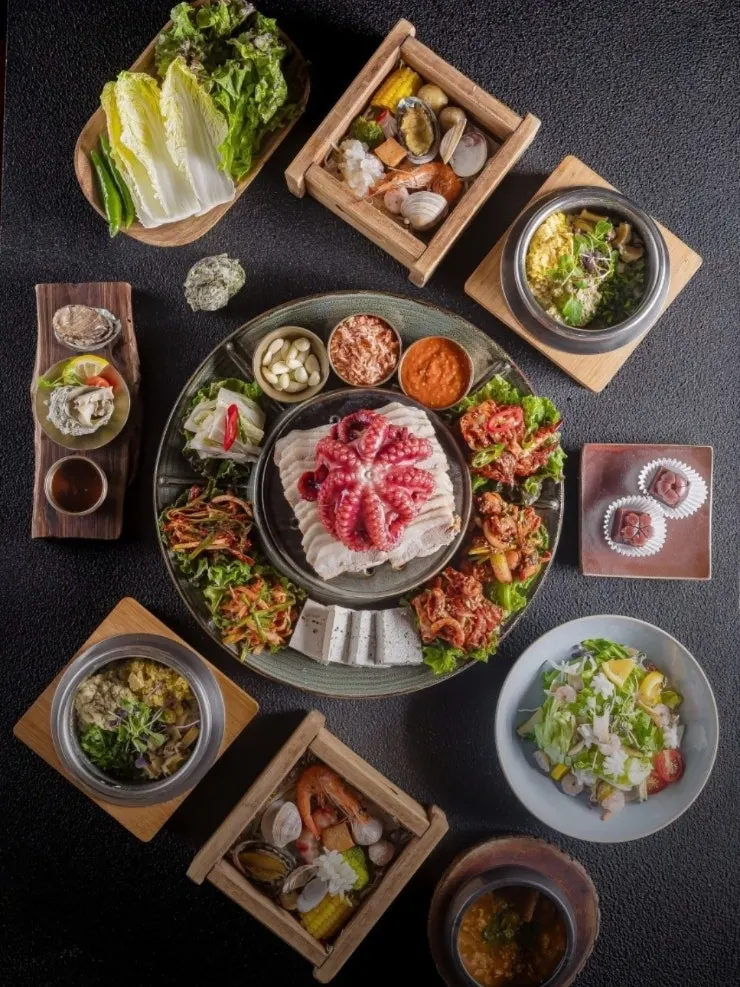 송정옥 메뉴 구성 안내