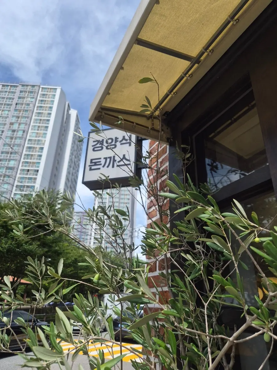 델리돈까스 매장 내부 세로 사진