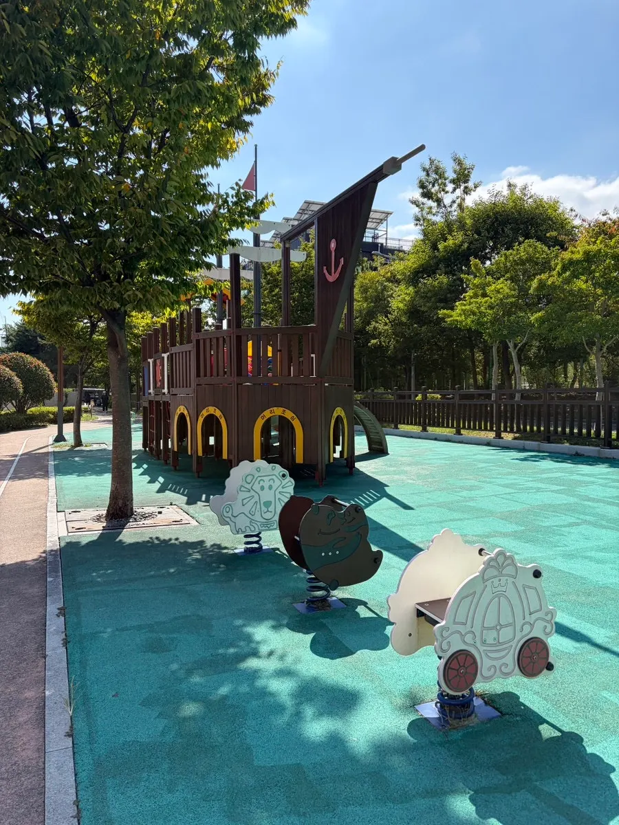 Playground in front of Deli Donkatsu