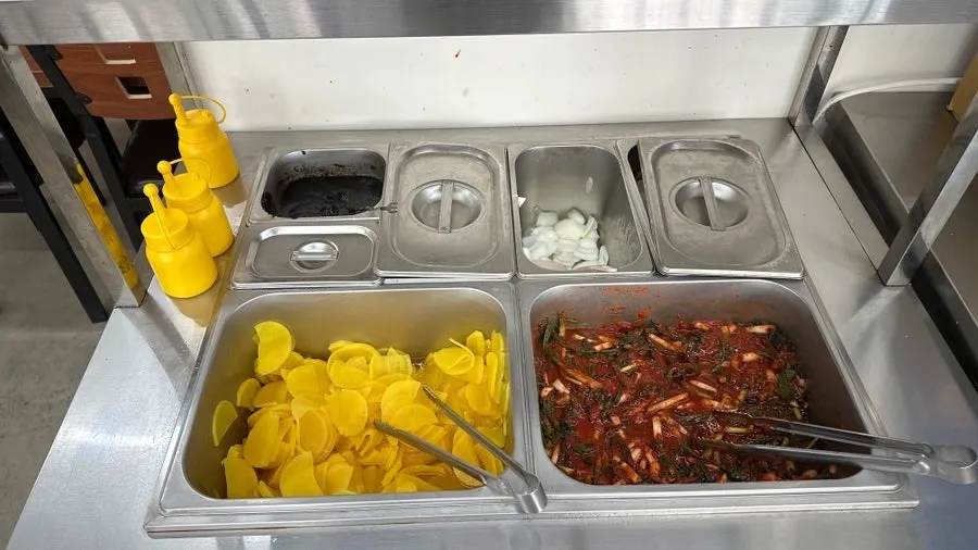 Ordered set menu details