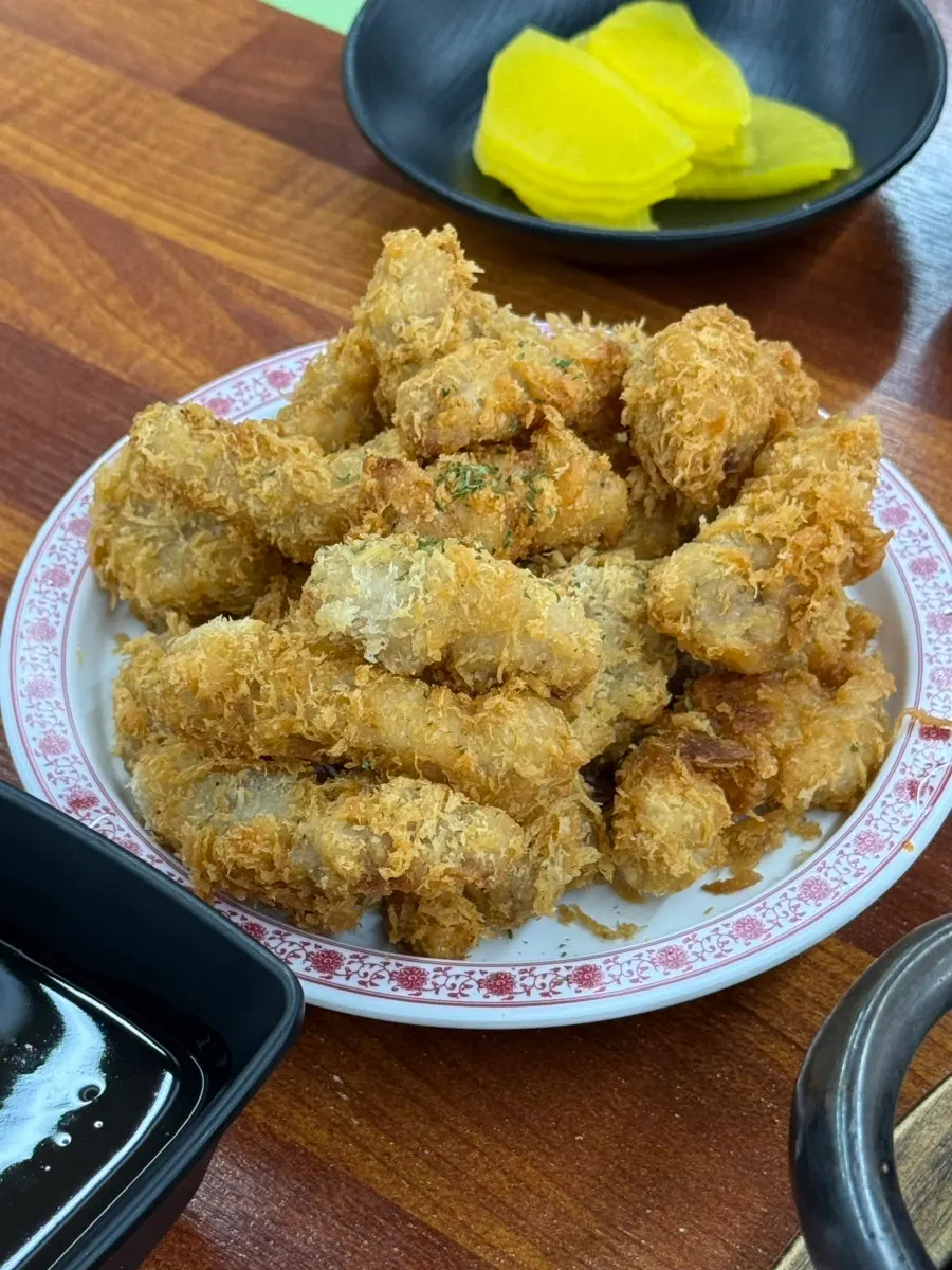 Plate of crunchy mini tangsuyuk