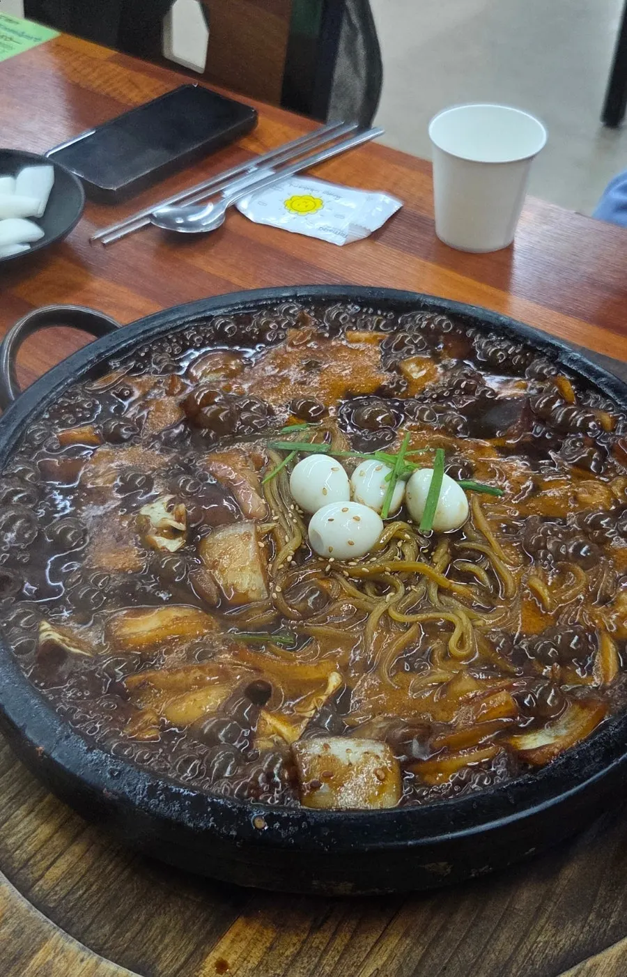 주문 즉시 조리하는 웍 작업