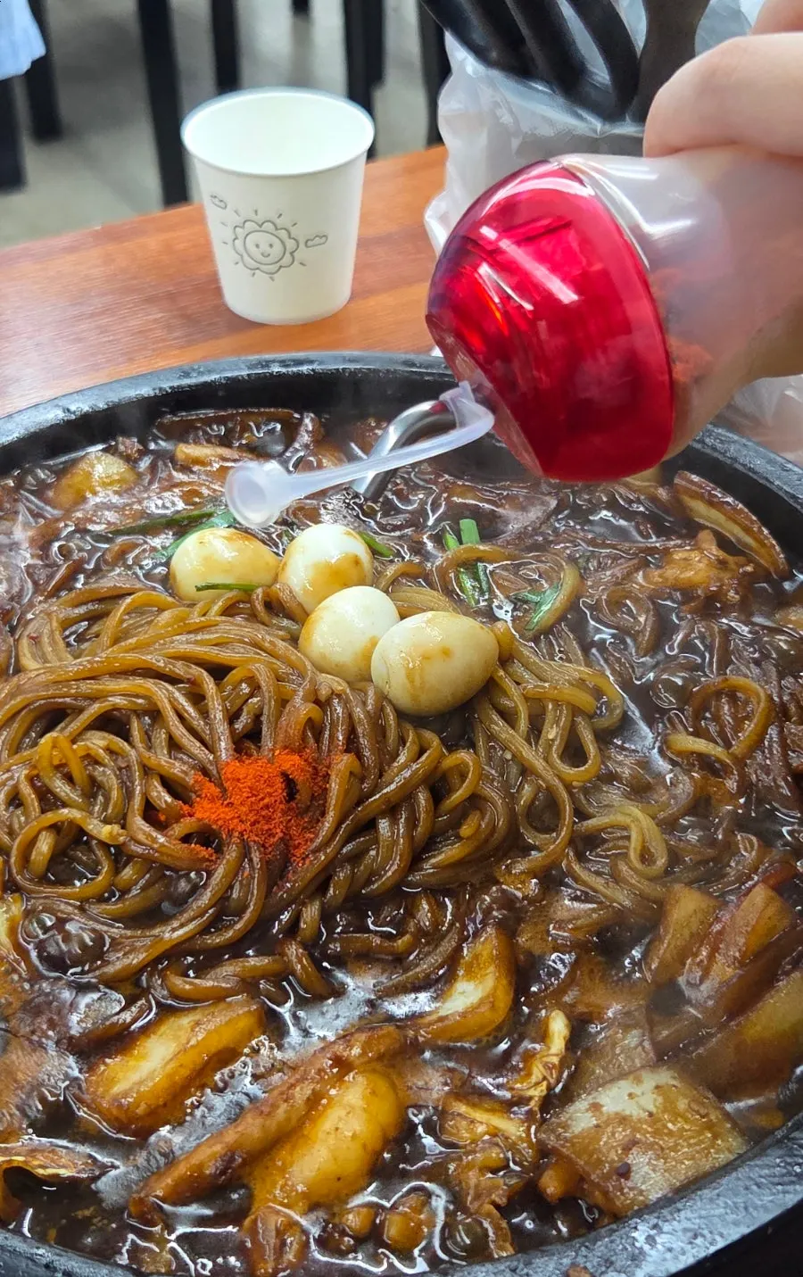 지글지글한 돌판짜장