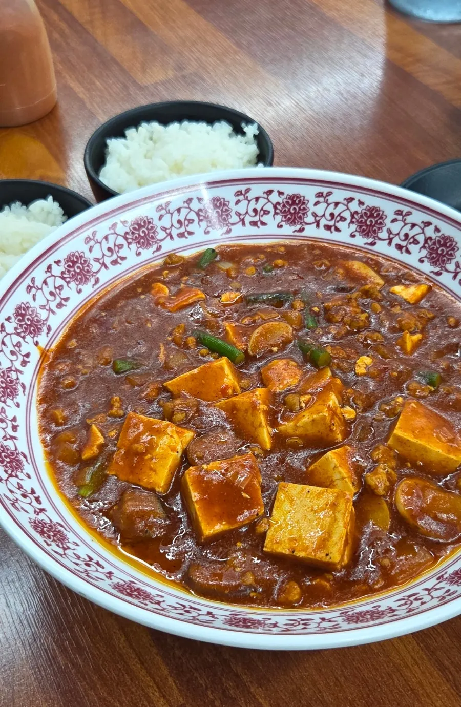 돌짜장과 파김치 조합
