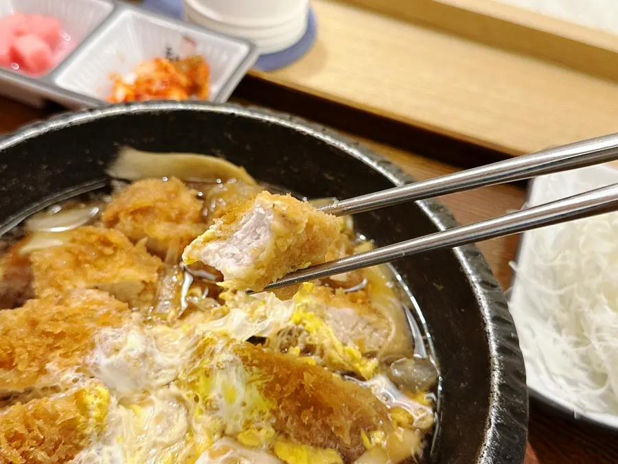 가쯔나베 등심 돈까스와 밥