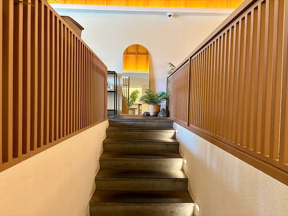 1st floor counter seating at Hana Donkatsu