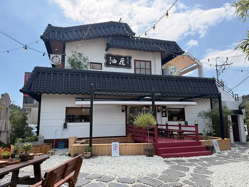Japanese-style exterior of Yuok