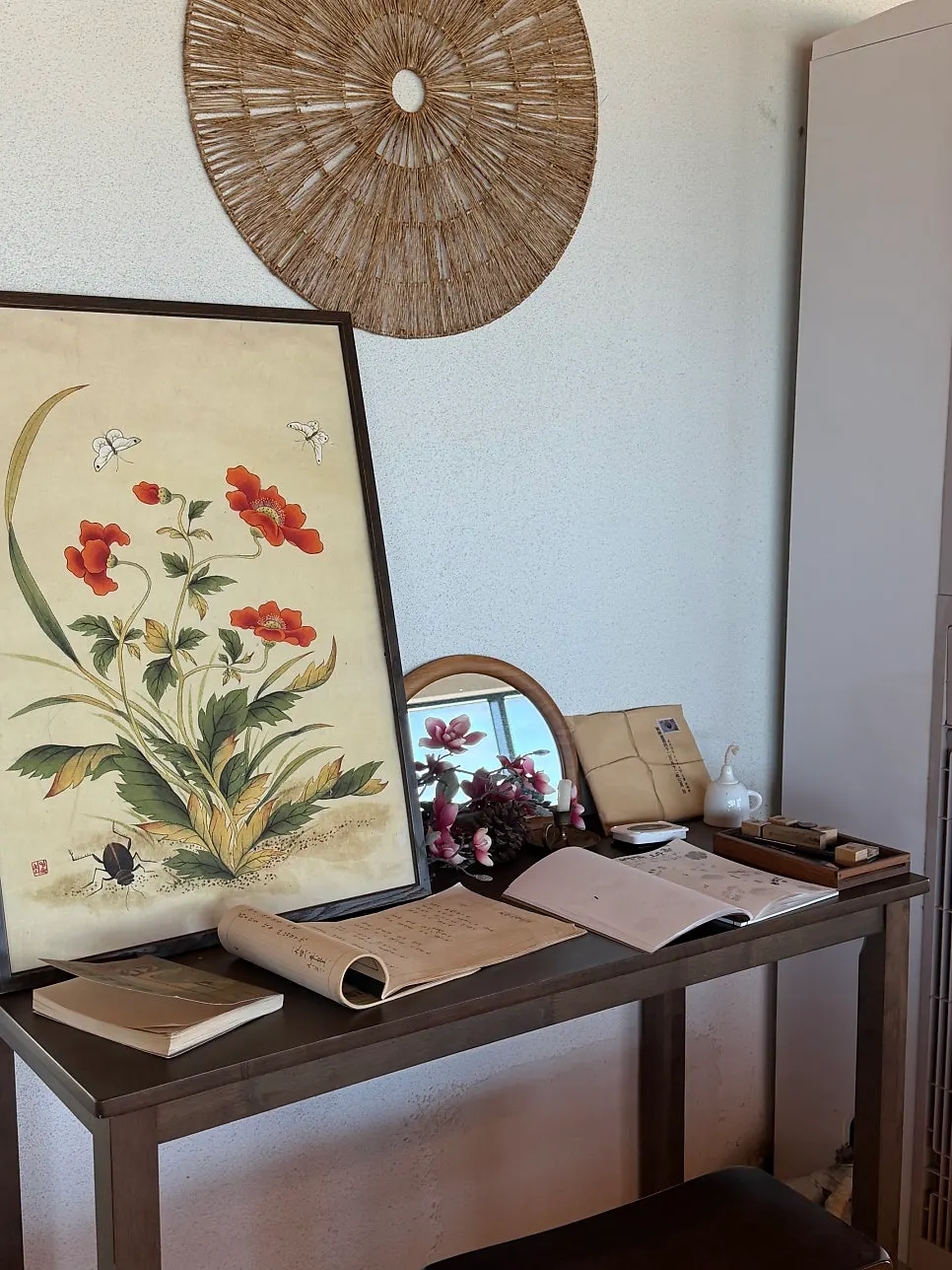 Premium tea collection displayed on the 4th floor