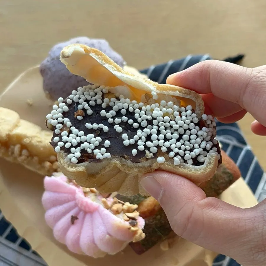 통팥 앙버터 모나카