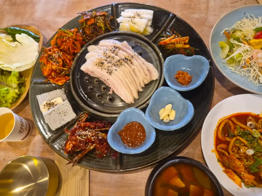 송정옥 메뉴판