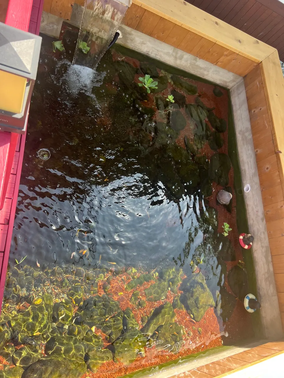 Japanese-style exterior space at Yuok