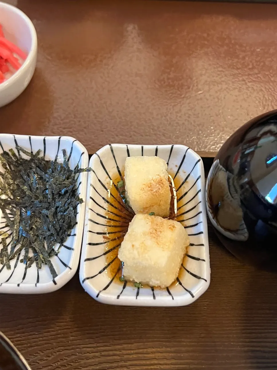 Saba Ochazuke topped with charcoal-grilled mackerel