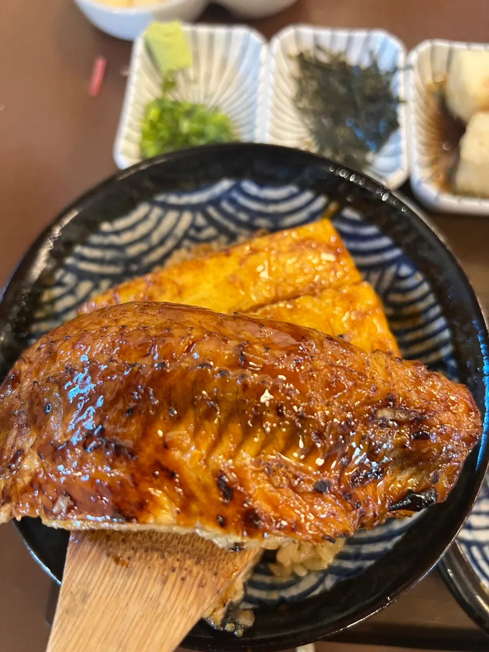 Saba Ochazuke enjoyed with broth added