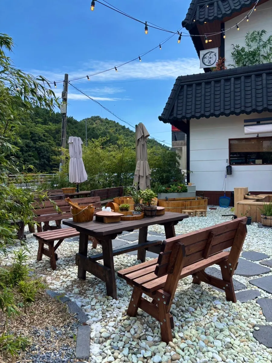 Japanese-style exterior of Yuok