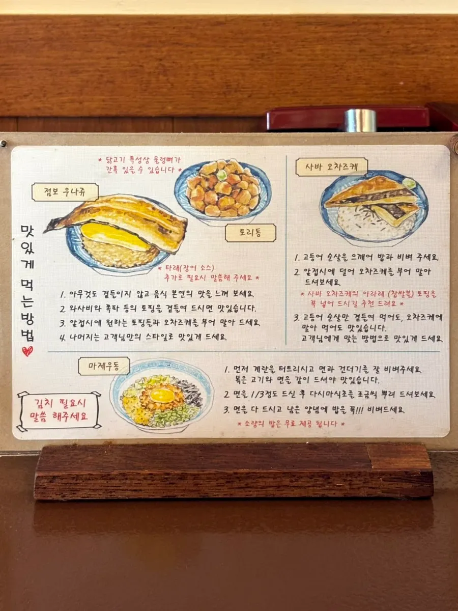 Pickled ginger, rakkyo, and dining guide