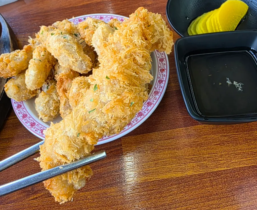 Stone-plate jjamppong and crunchy tangsuyuk
