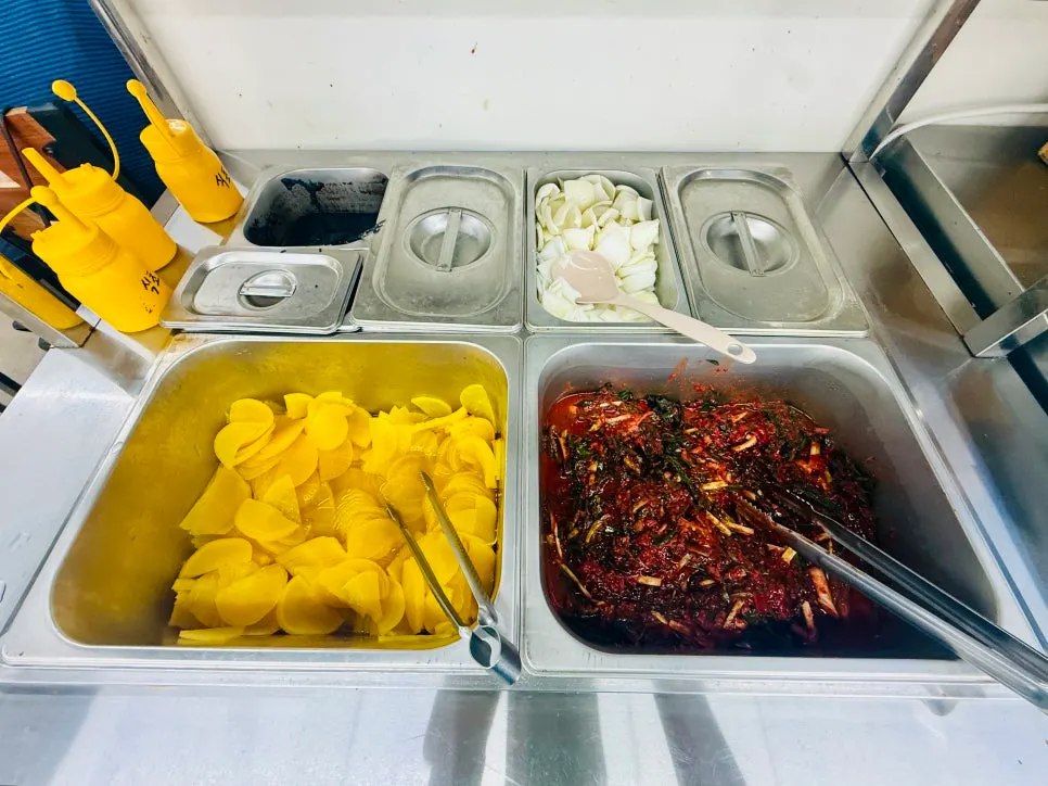 Side dishes served at the table