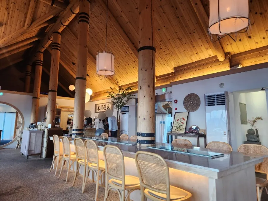 Hanok-style interior with traditional decor