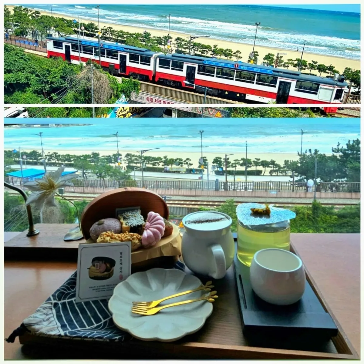 Main image of Suwolgyeonghwa, a tea café in front of Songjeong Beach