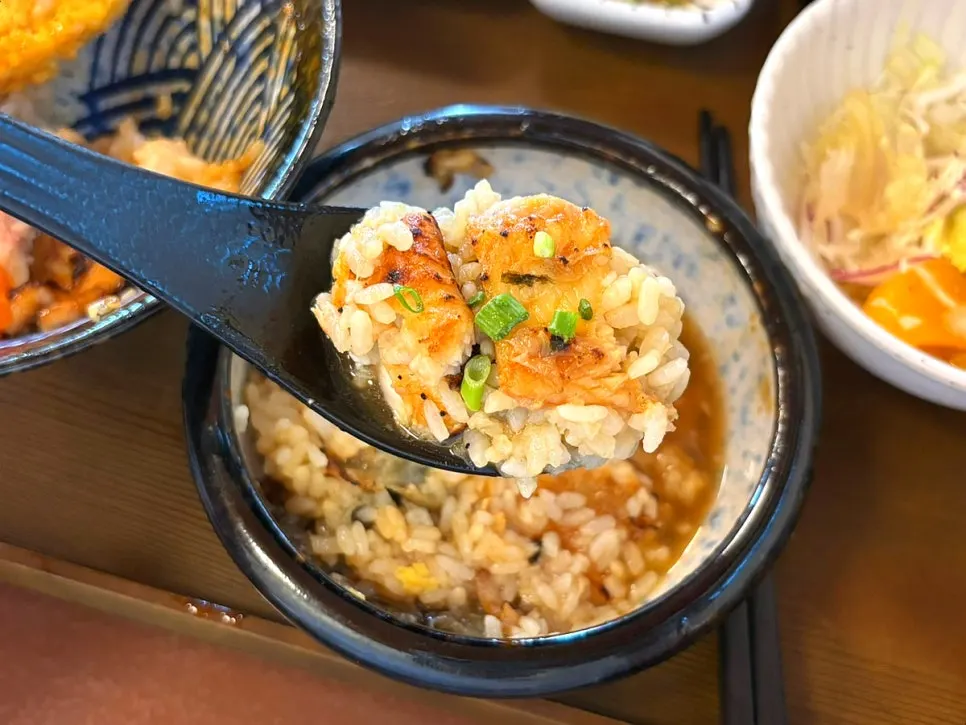 Dog-friendly Japanese restaurant in Songjeong, Busan: jumbo unaju set at Yuok