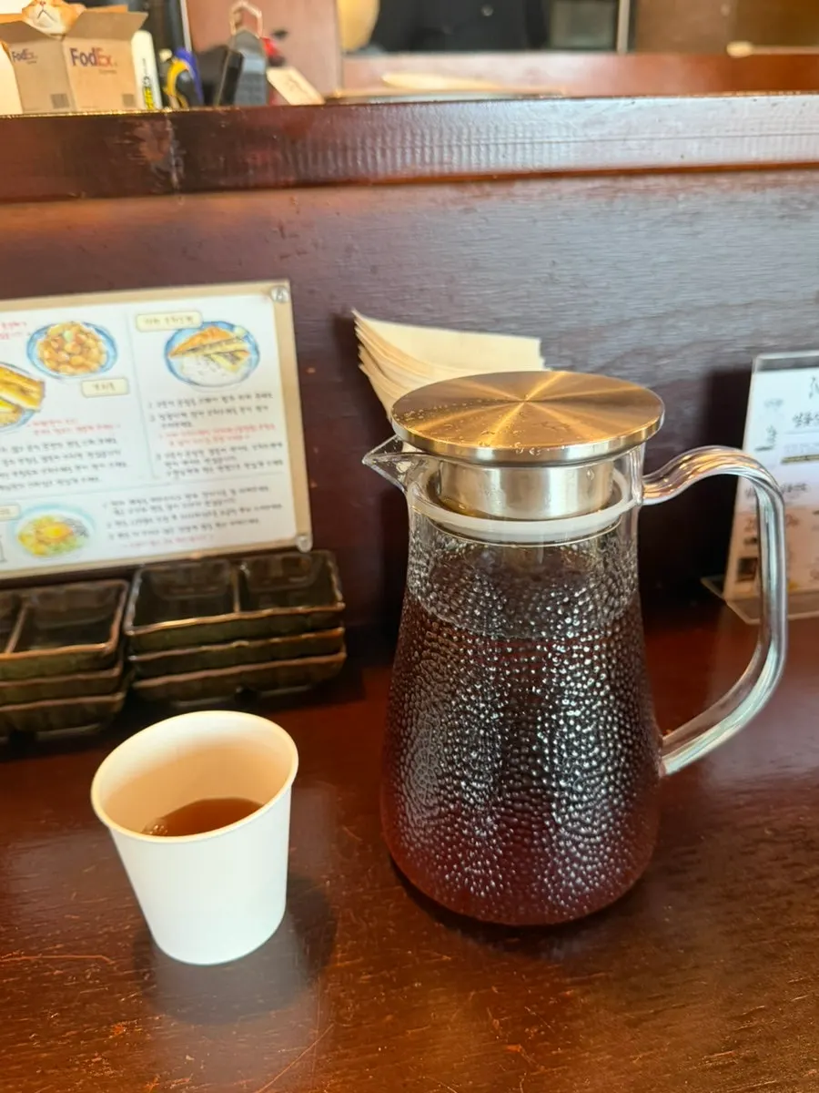Basic table setting at Yuok