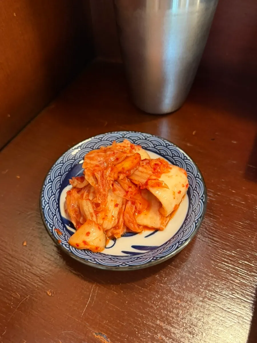 The set served with salad and miso soup