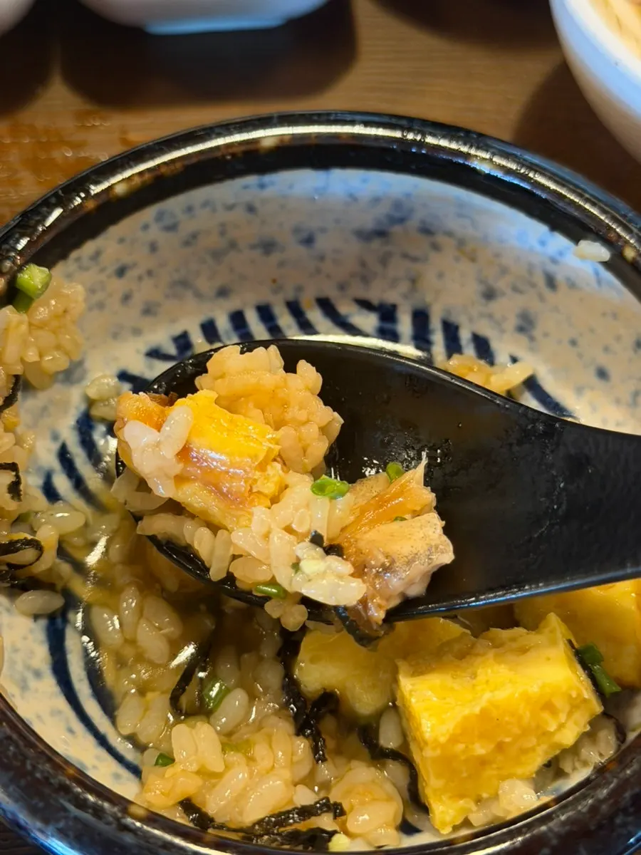 Eel ochazuke with green tea poured over