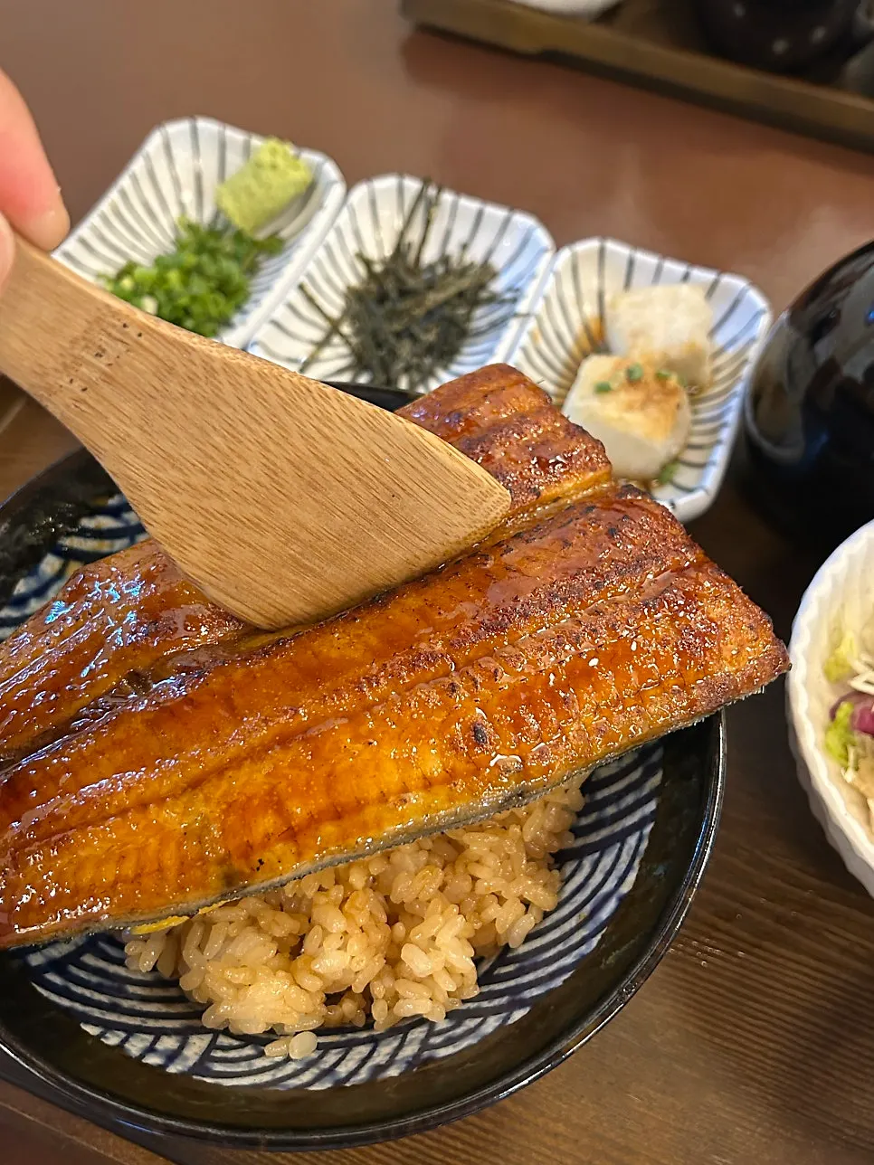 The unaju set plated like a full course