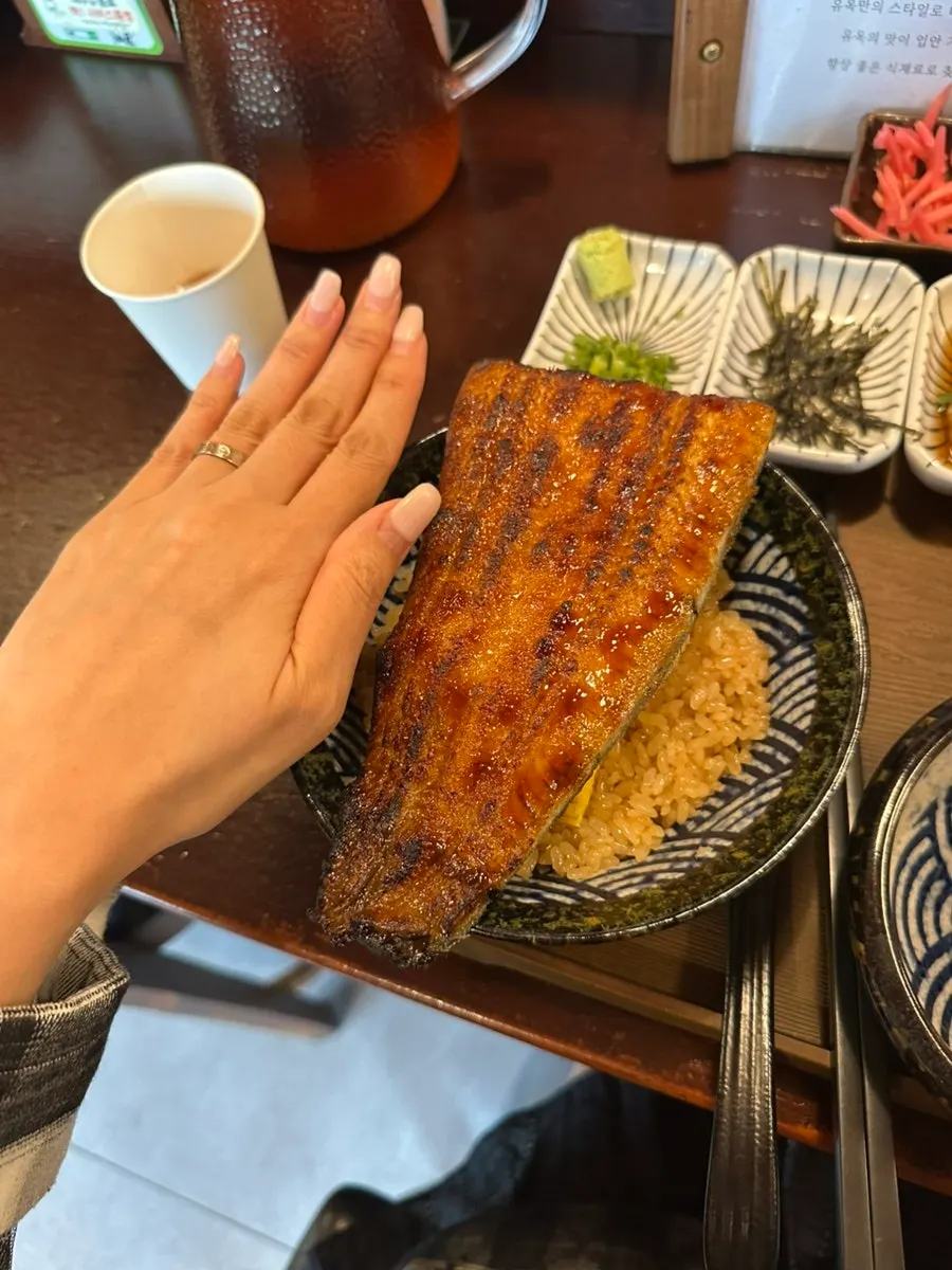 Jumbo unaju eel bowl bigger than a palm