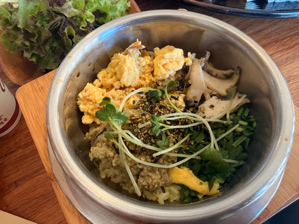 Well-seasoned doenjang soup
