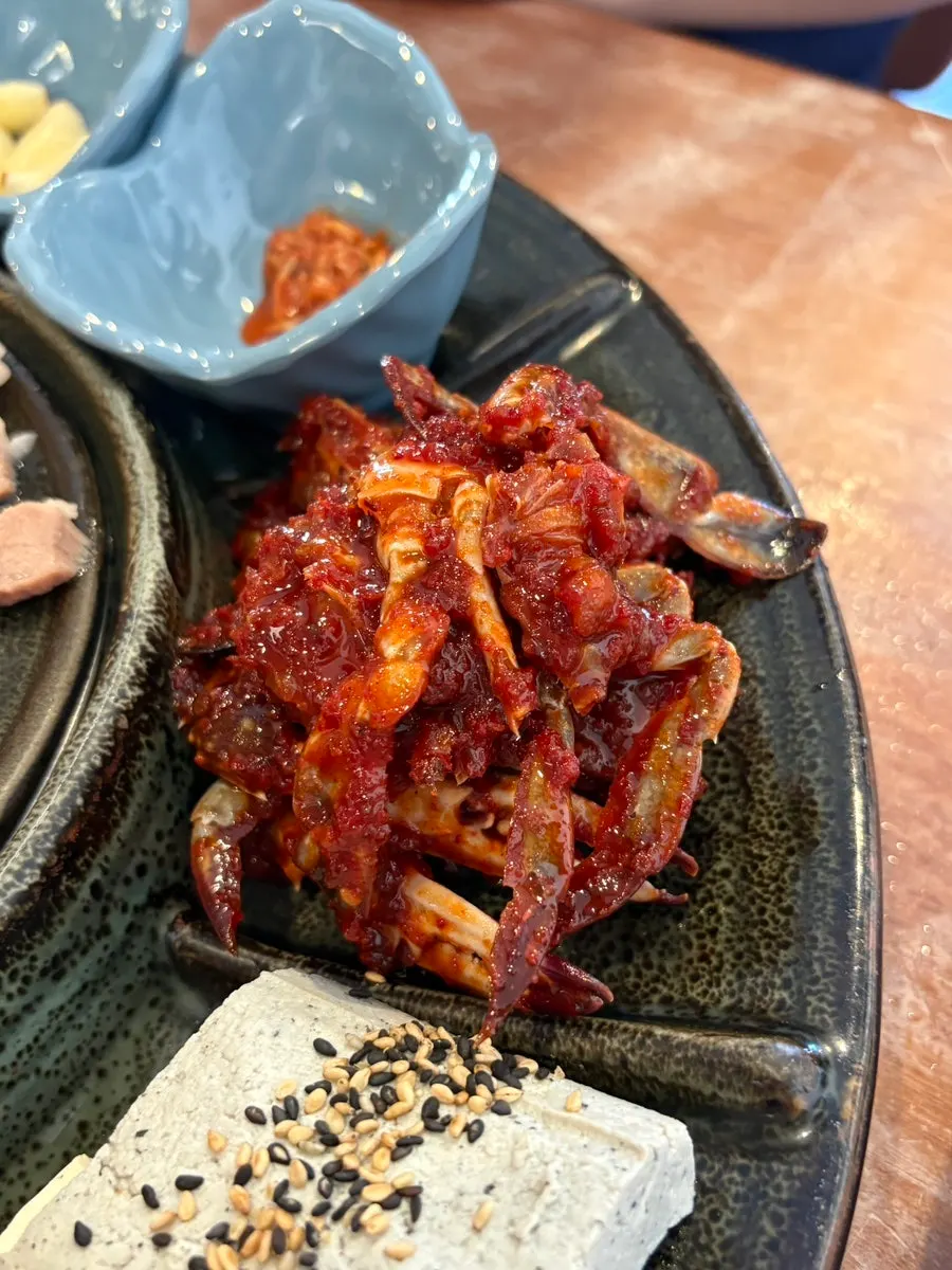 A nutty tofu side dish