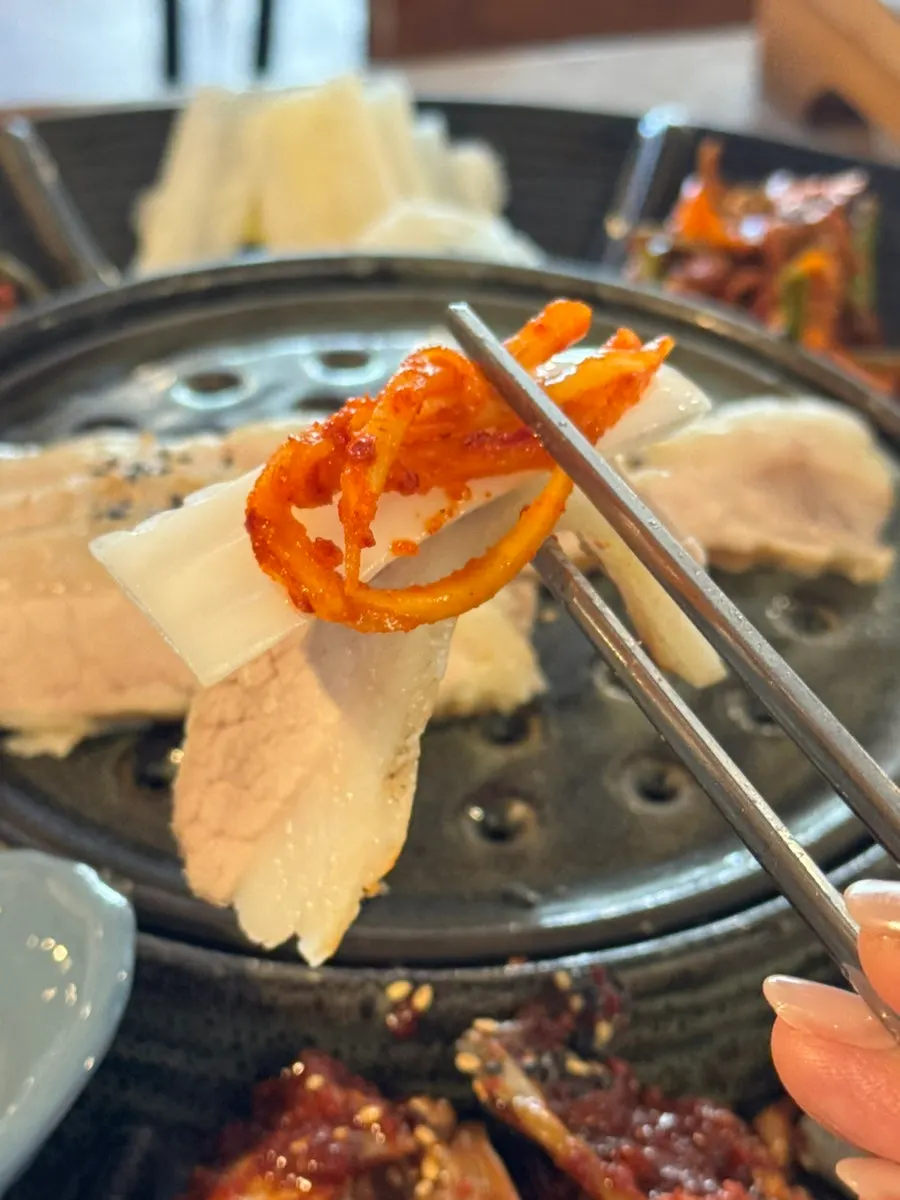 Abalone pot rice scraped out into a bowl