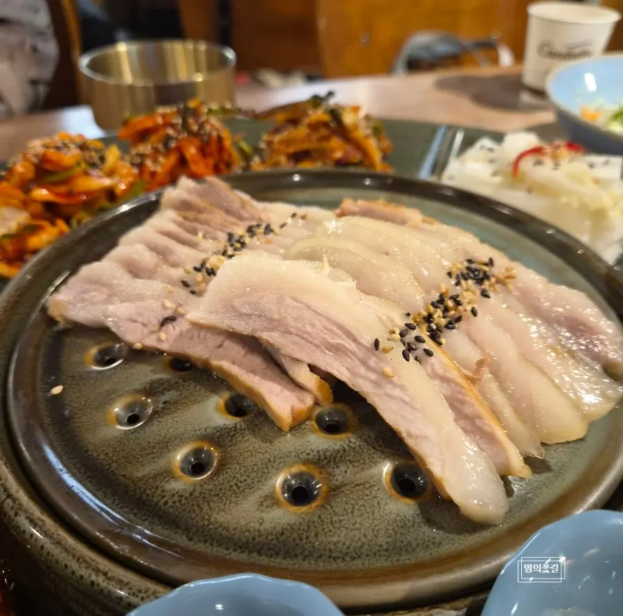 3대 가족 식사로 찾은 송정옥 전경