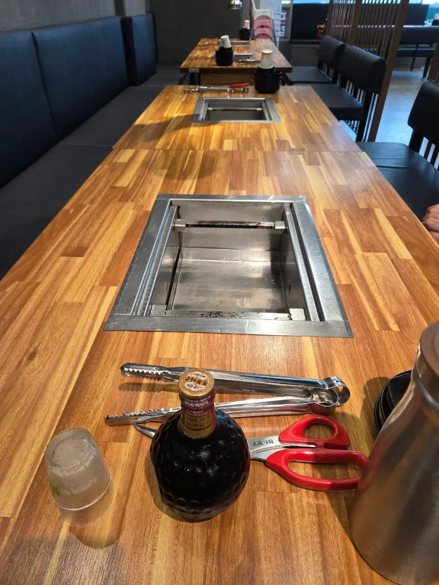 Clean seating inside the restaurant