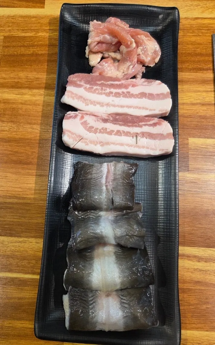 Fresh eel cut daily