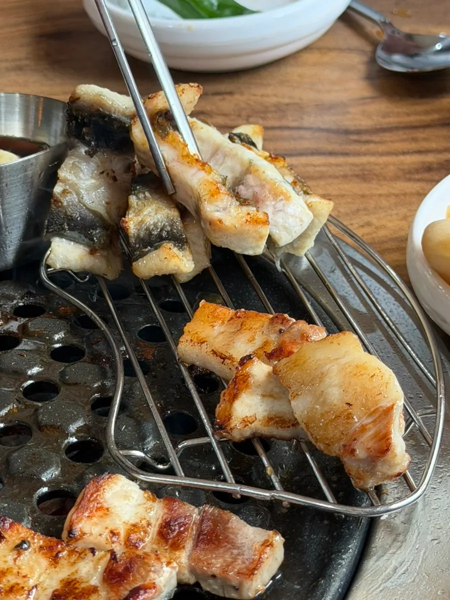 Eel grilled to a golden brown