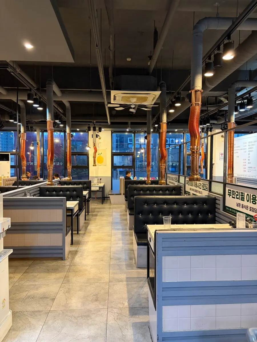 Area around the entrance of Songrimbok restaurant