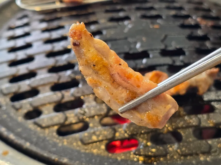 Chicken neck meat dipped in salt