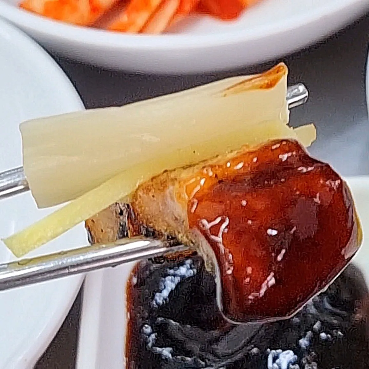 All-you-can-eat eel table setting at Songnim Bok Jangeo Seongsu Branch